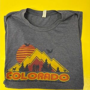 Gray Mens Colorado Phish Graphic T-Shirt